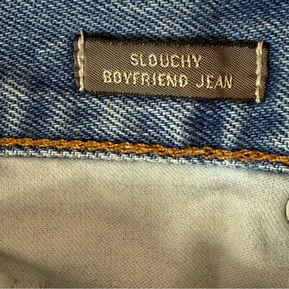 Point Sur‎ for J.Crew Slouchy Boyfriend Light Wash Distressed Jean Size 24